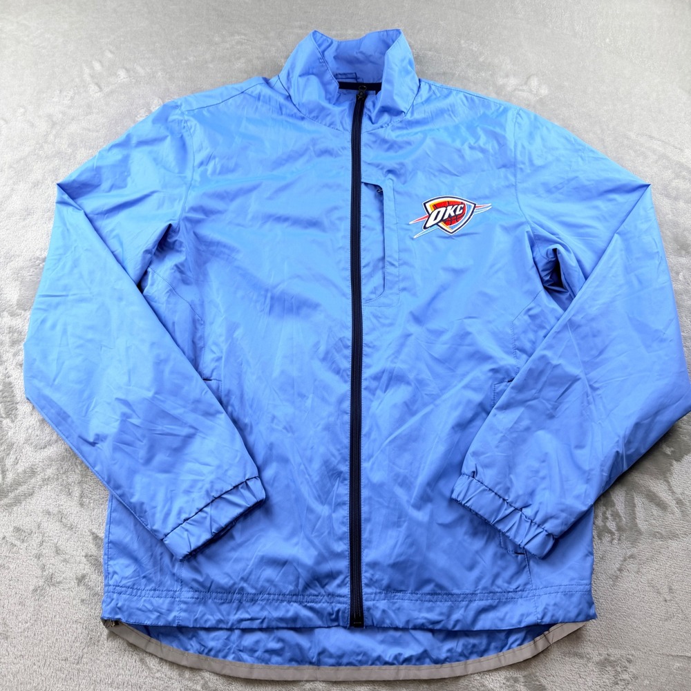 NBA Oklahoma City Thunder Men's Small G-III Sports Carl Banks Windbreaker Jacket